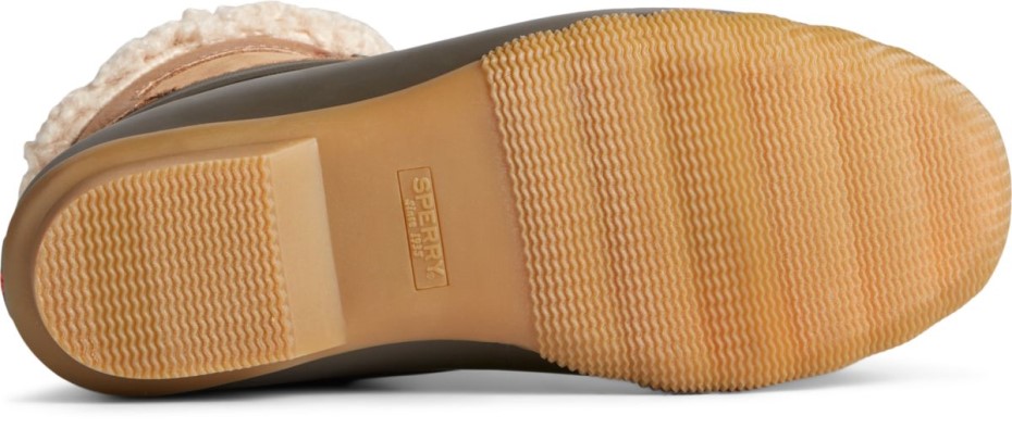 Bota De Pato De Cuero Alpino De Agua Salada Marrón Sperry