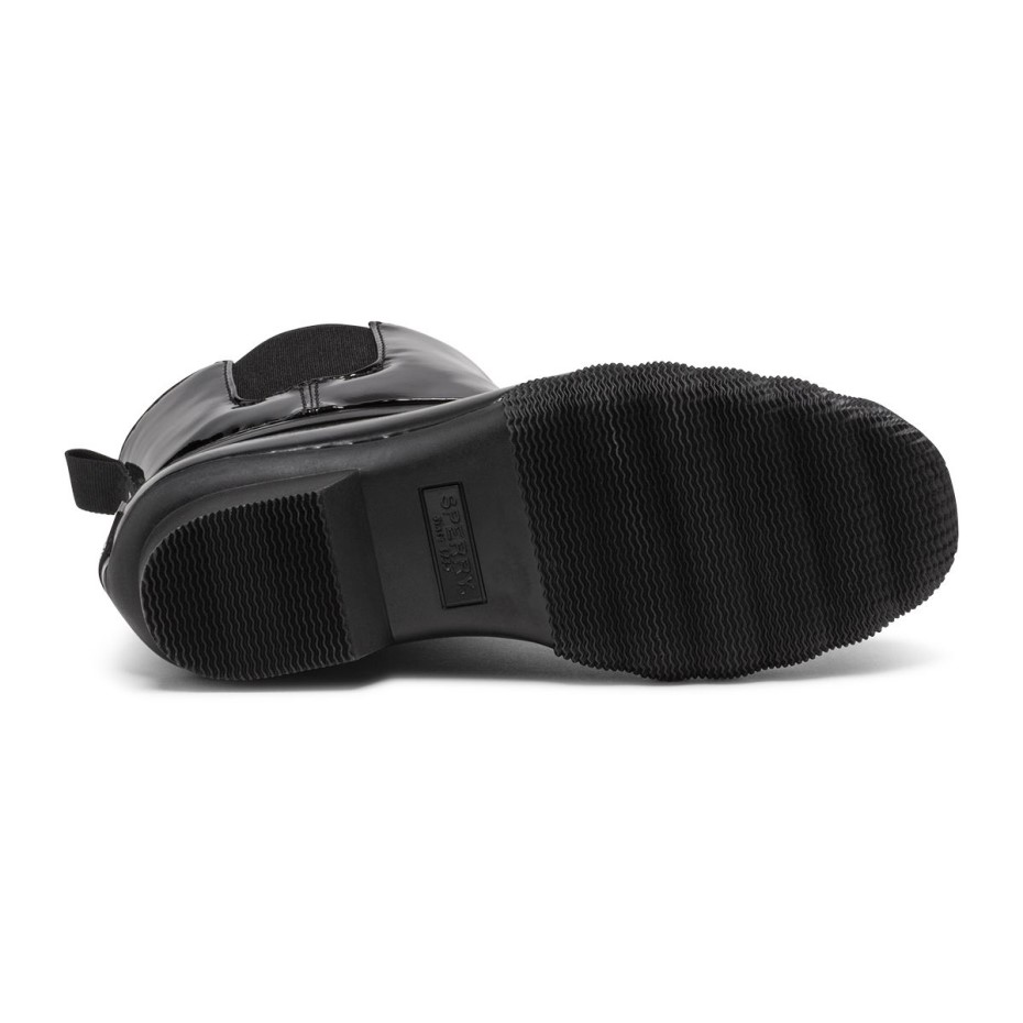 Botas De Agua Salada Chelsea Jr Sperry Negro