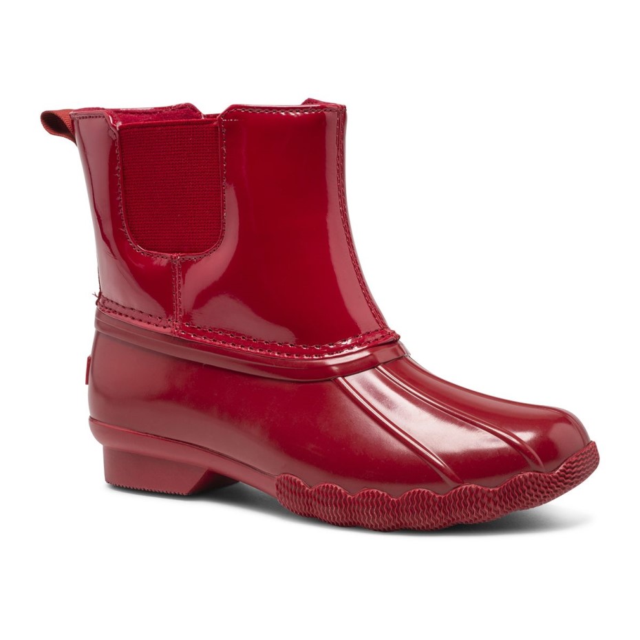 Botas De Agua Salada Chelsea Jr Rojo Sperry