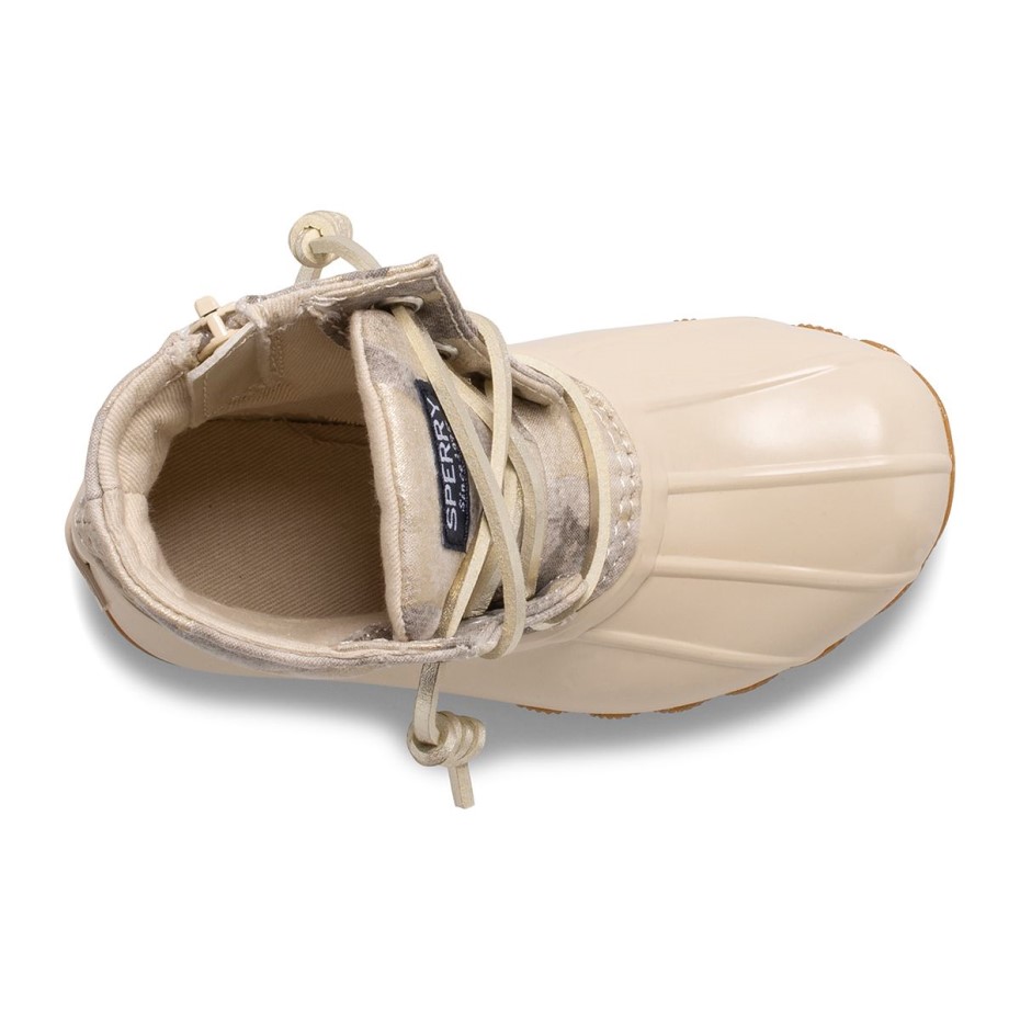Bota De Pato De Camuflaje Metálico De Agua Salada Avena Sperry