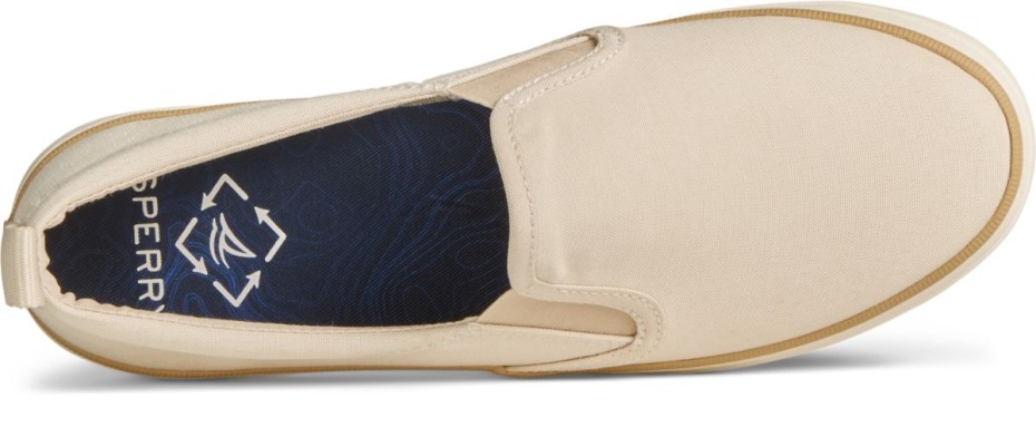 Seacycled Crest Twin Gore Sin Cordones En La Zapatilla De Deporte Blanco Sperry