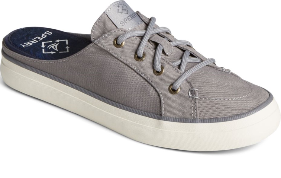 Seacycled Crest Vibe Zapatilla Mule Pastel Gris Sperry