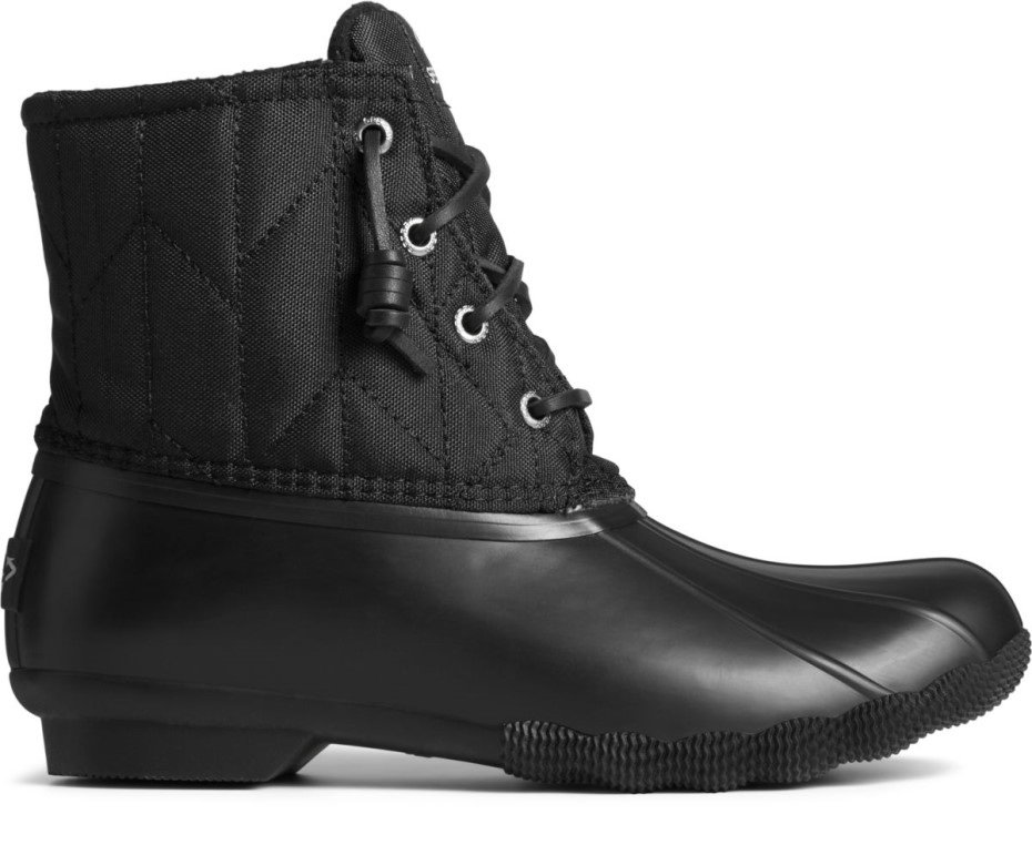 Bota De Pato De Nailon Reciclado Para Agua Salada Sperry Negro