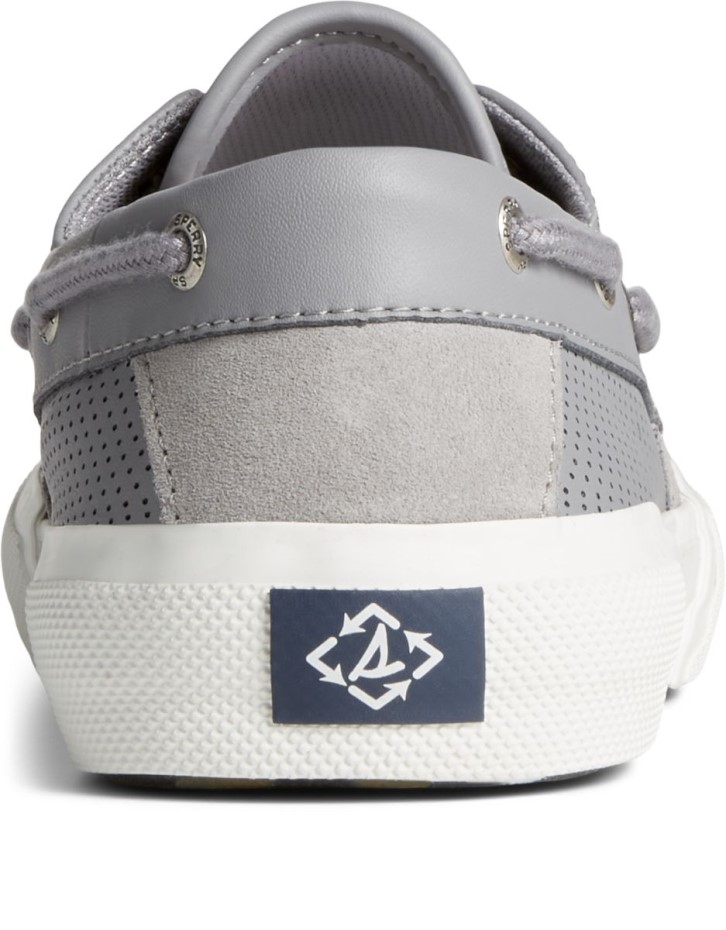Zapatilla Seacycled Soletide 2 Ojales Gris Sperry