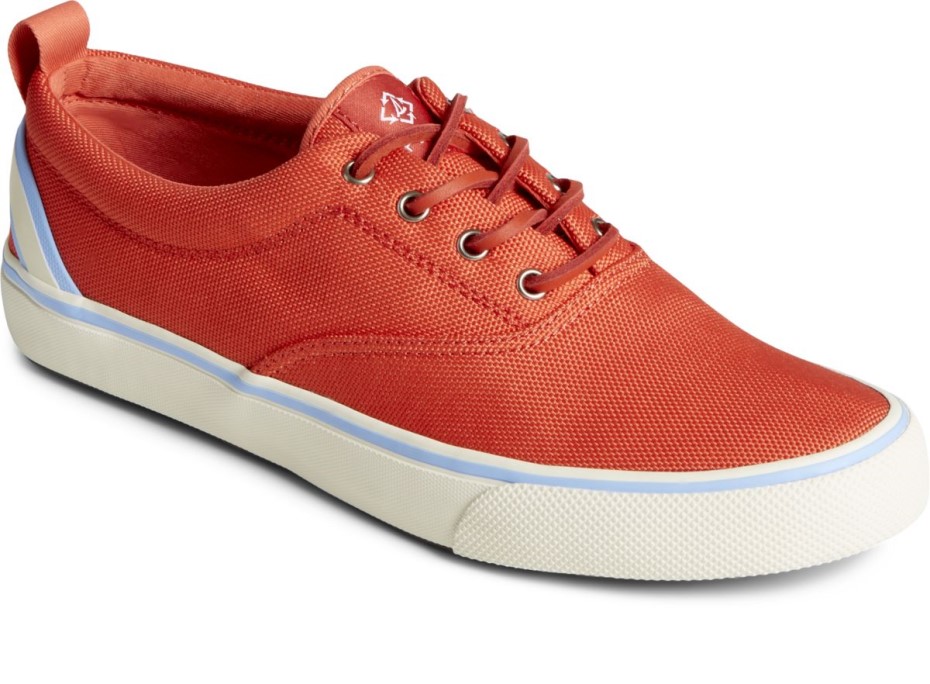 Zapatilla Seacycled Striper Ii Cvo Rojo Sperry