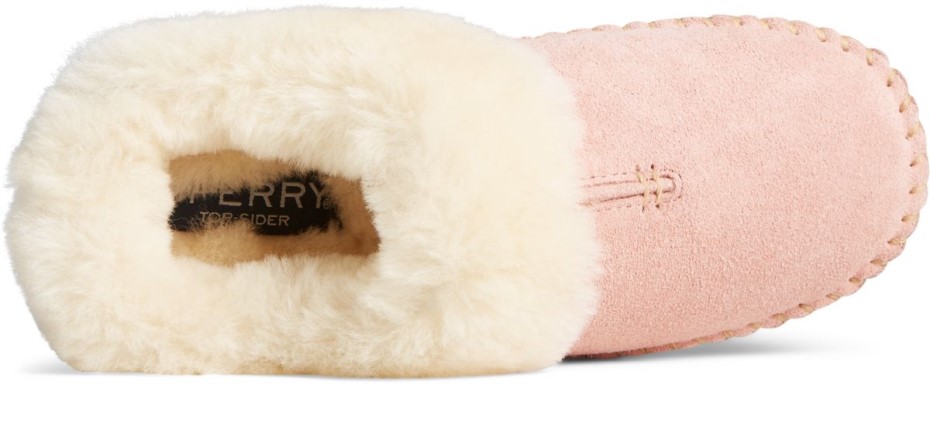 Pantuflas Con Zuecos De Piel De Oveja Rubor Sperry