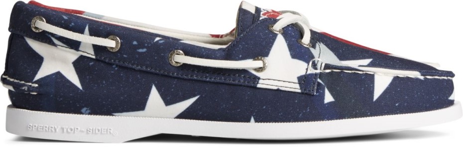 Sperry Auténtico Original Americana Náutico Rojo Blanco Azul