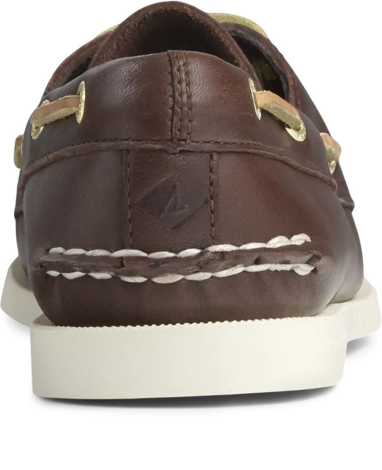 Sperry Auténtico Original Náutico Clásico Marrón Piel