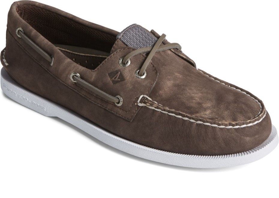 Náutico Sperry Auténtico Original Nubuck Marrón