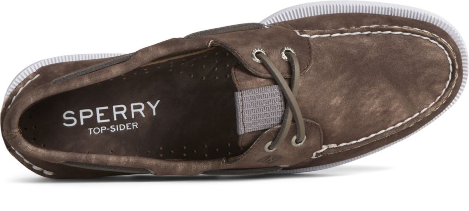 Náutico Sperry Auténtico Original Nubuck Marrón