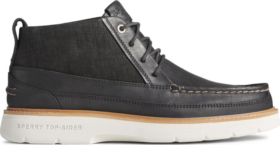 Sperry Auténtico Original Plushwave Lug Chukka Negro