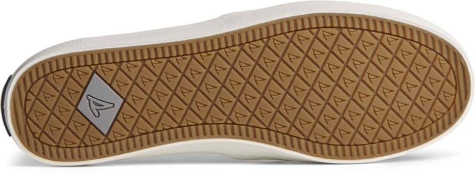 Sperry Crest Twin Gore Leather Wave Zapatilla Perforada Gris