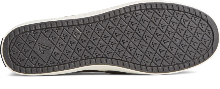 Sperry Crest Twin Gore Plushwave Piel De Serpiente Sin Cordones En La Zapatilla De Deporte Negro