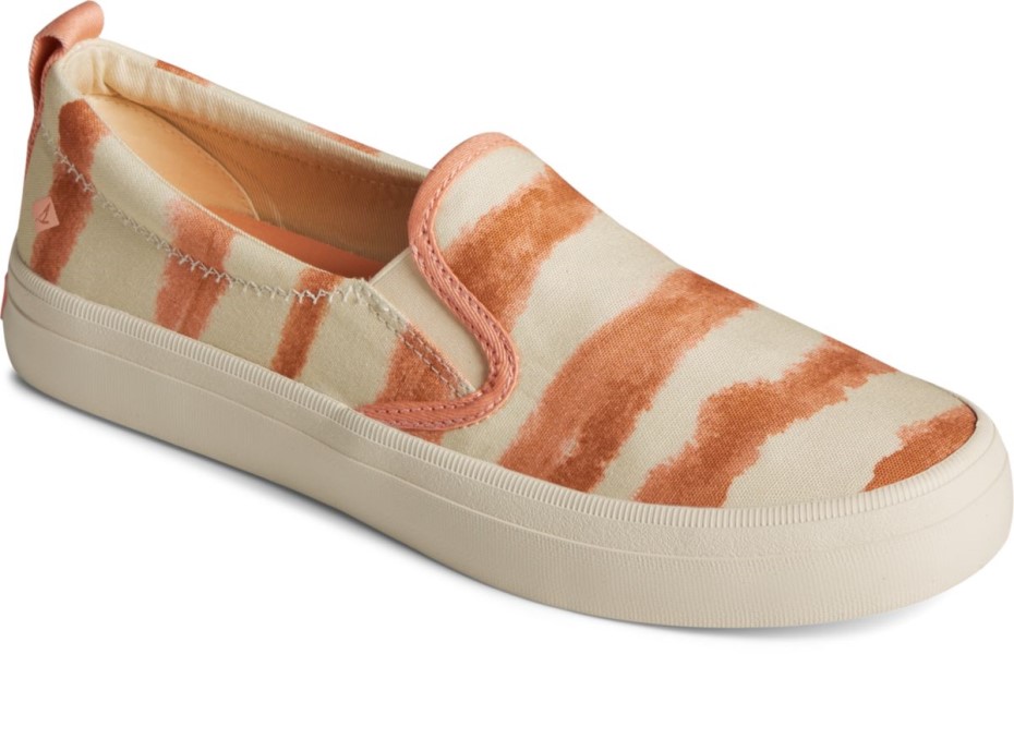 Sperry Crest Twin Gore Tie Dye Stripe Zapatilla Rosa