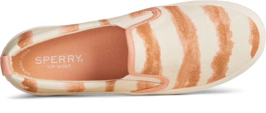 Sperry Crest Twin Gore Tie Dye Stripe Zapatilla Rosa