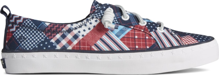 Sperry Crest Vibe Americana Madras Zapatilla De Deporte Multi