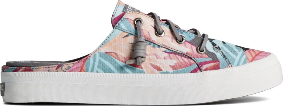 Sperry Crest Vibe Coral Floral Mule Zapatilla Deportiva Rosa