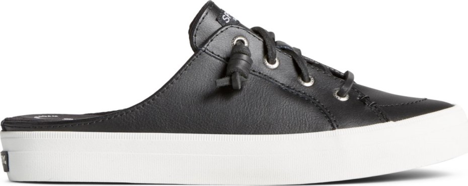 Zapatillas Sperry Crest Vibe Cuero Mule Negras