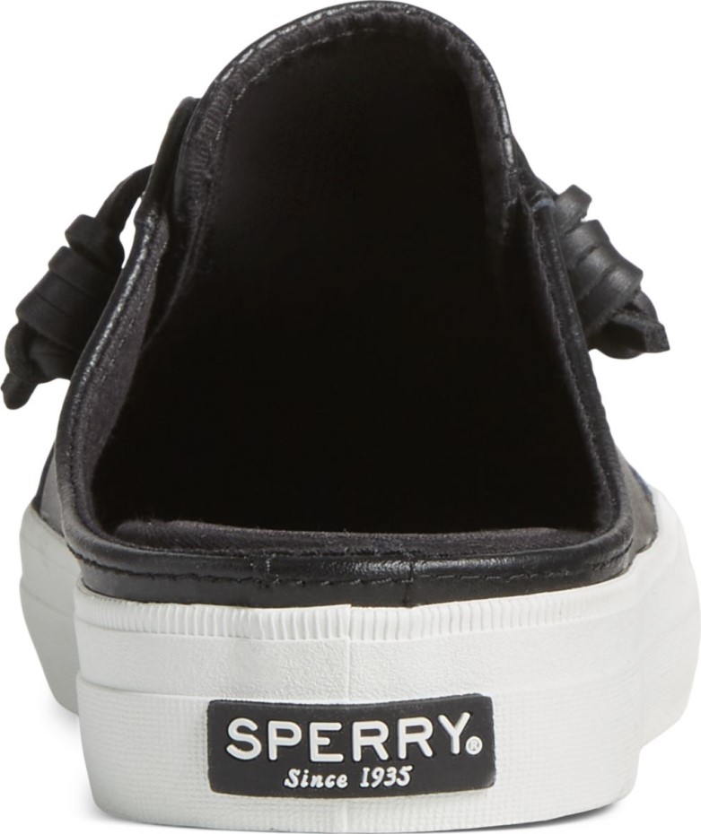 Zapatillas Sperry Crest Vibe Cuero Mule Negras