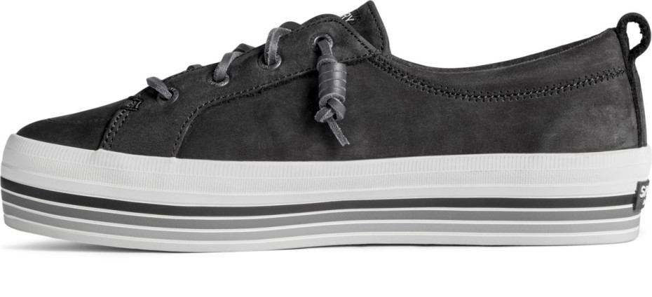 Zapatillas Sperry Crest Vibe Plataforma Raya Negro