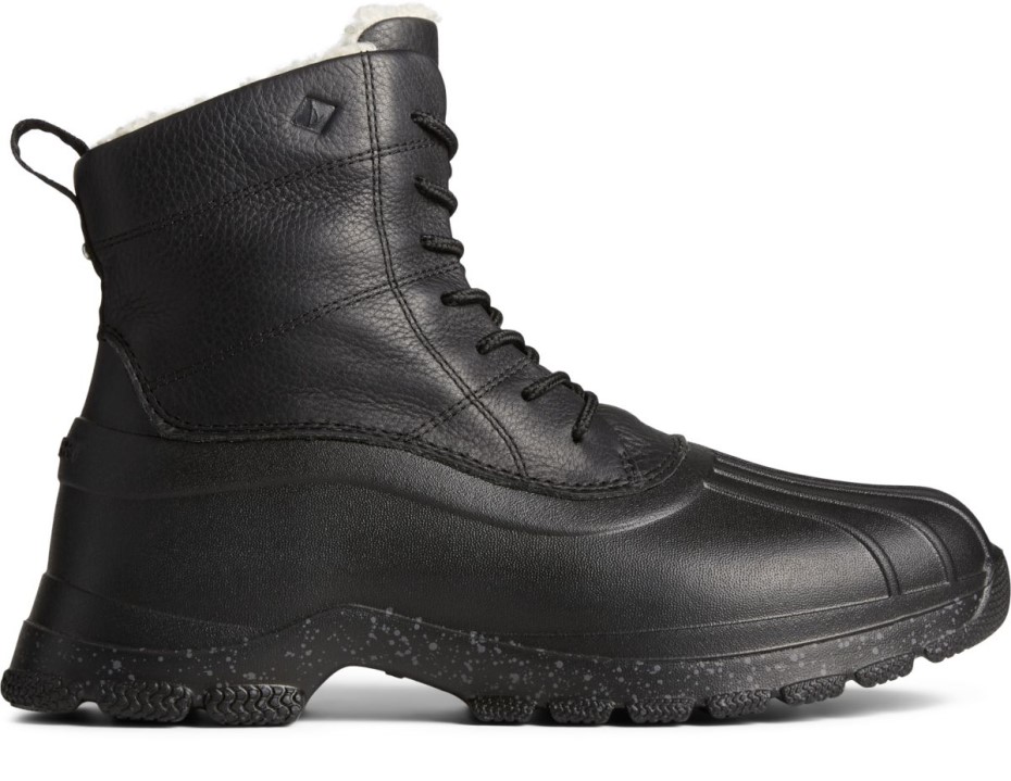 Bota Con Cordones Sperry Duck Float Negra