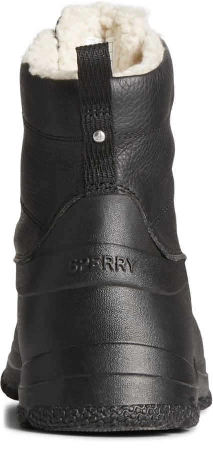 Bota Con Cordones Sperry Duck Float Negra