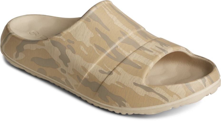 Sperry Float Camo Slide Sandalia Canela Multi