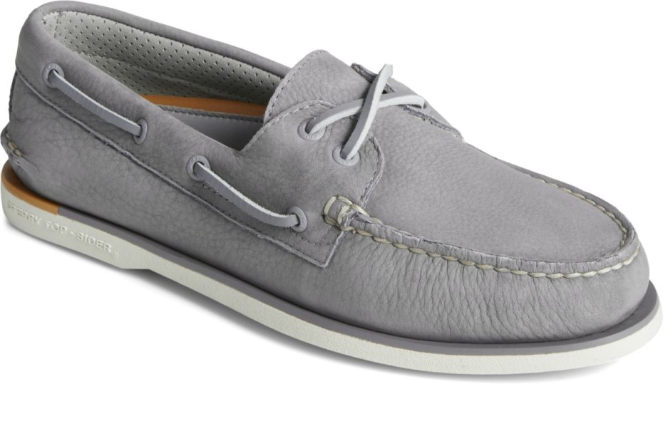 Náutico Sperry Copa Oro Auténtico Original Nubuck Gris