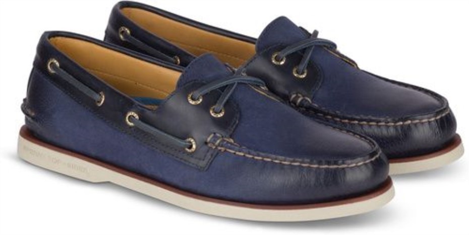 Sperry Copa De Oro Auténtico Original Rivingston Náutico Azul Marino