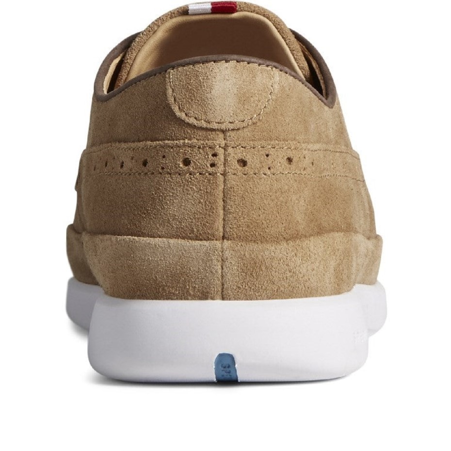 Sperry Hombre Oro Cabo Plushwave Encaje Zapatos Bronceado