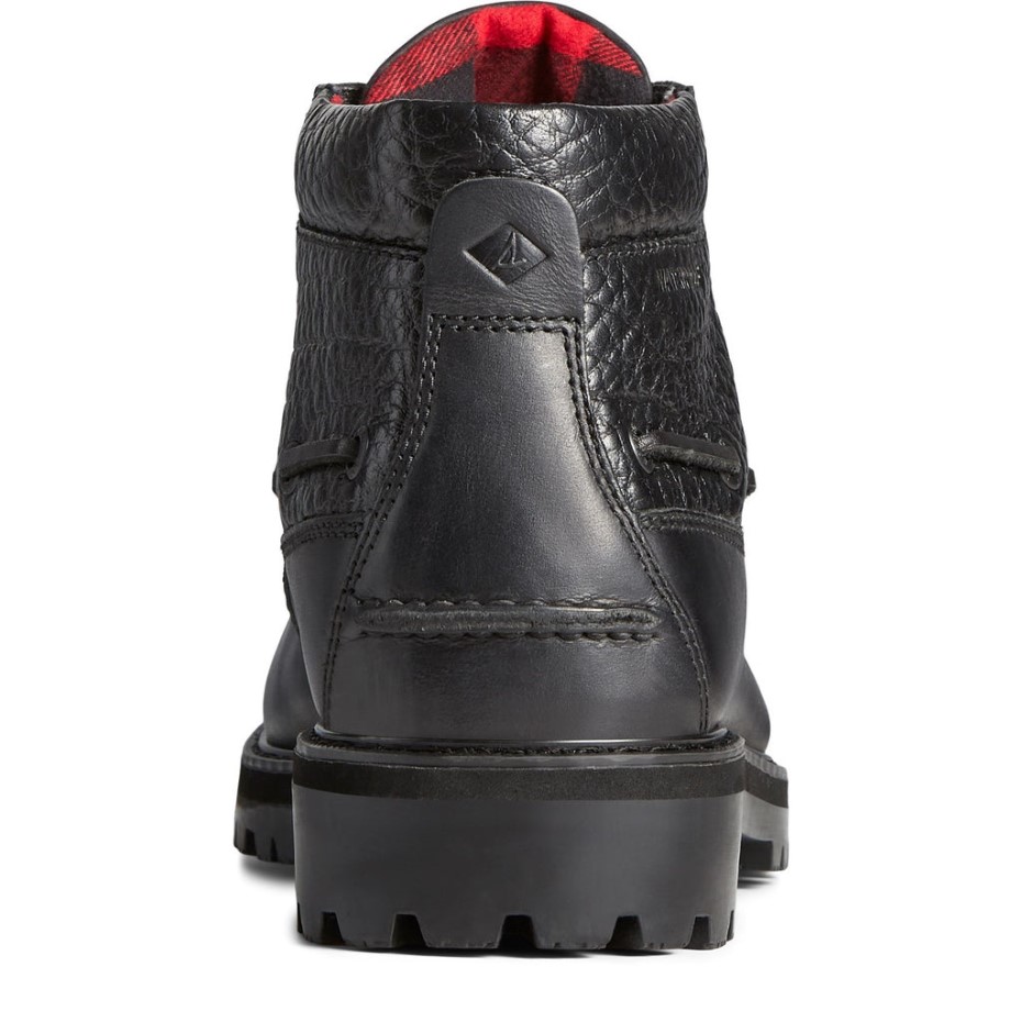 Sperry - Botas Chukka Originales Y Auténticas Para Hombre, Color Negro