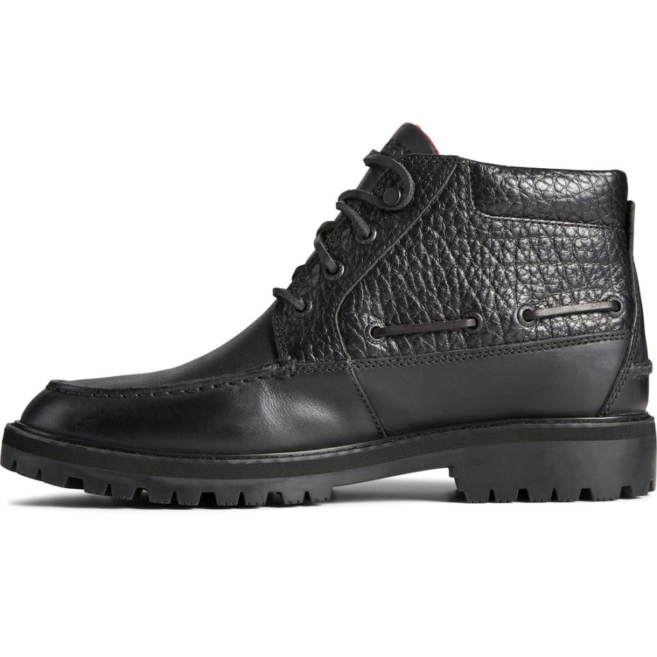 Sperry - Botas Chukka Originales Y Auténticas Para Hombre, Color Negro