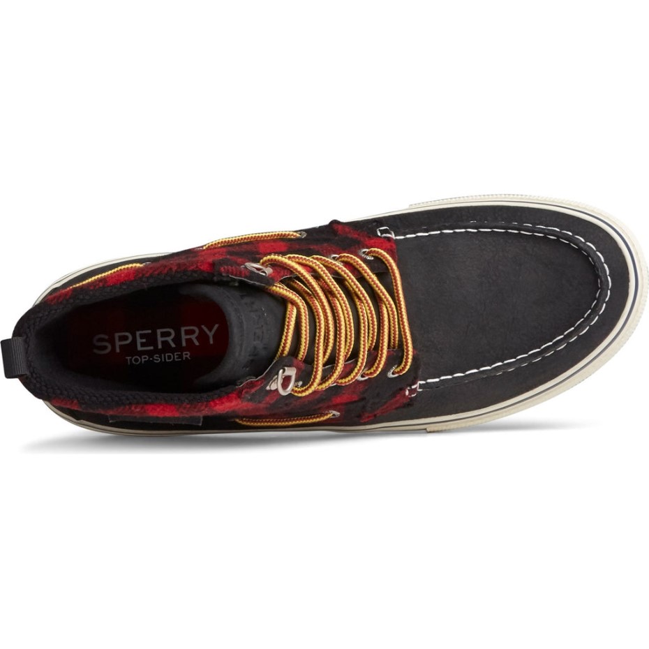 Bota De Tormenta Bahama Sperry Para Hombre, Color Negro Buff