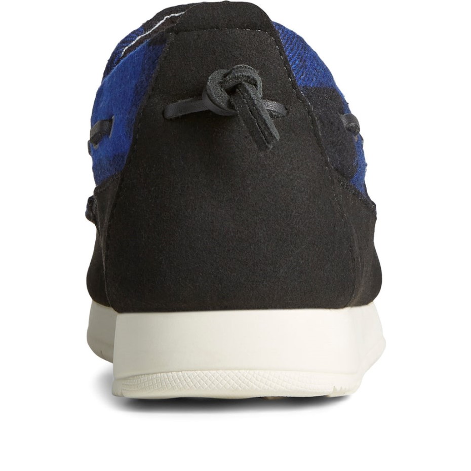 Sperry Hombre Moc-sider Buffalo Check Zapatos Azul