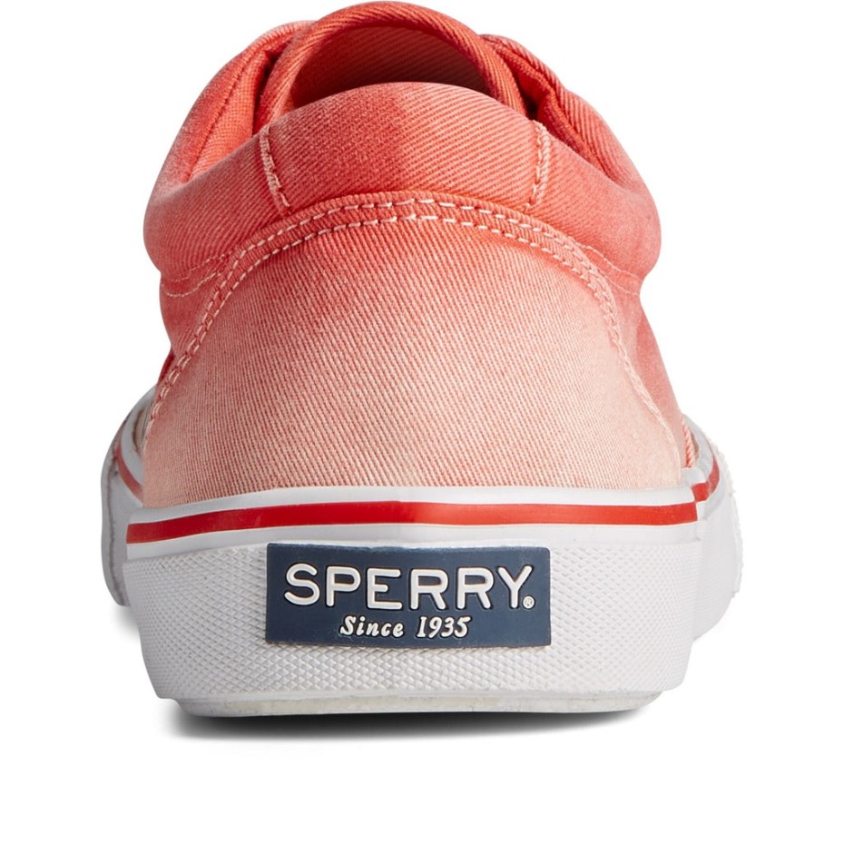 Sperry Hombres Striper Ii Cvo Ombre Lace Zapatos Rojo
