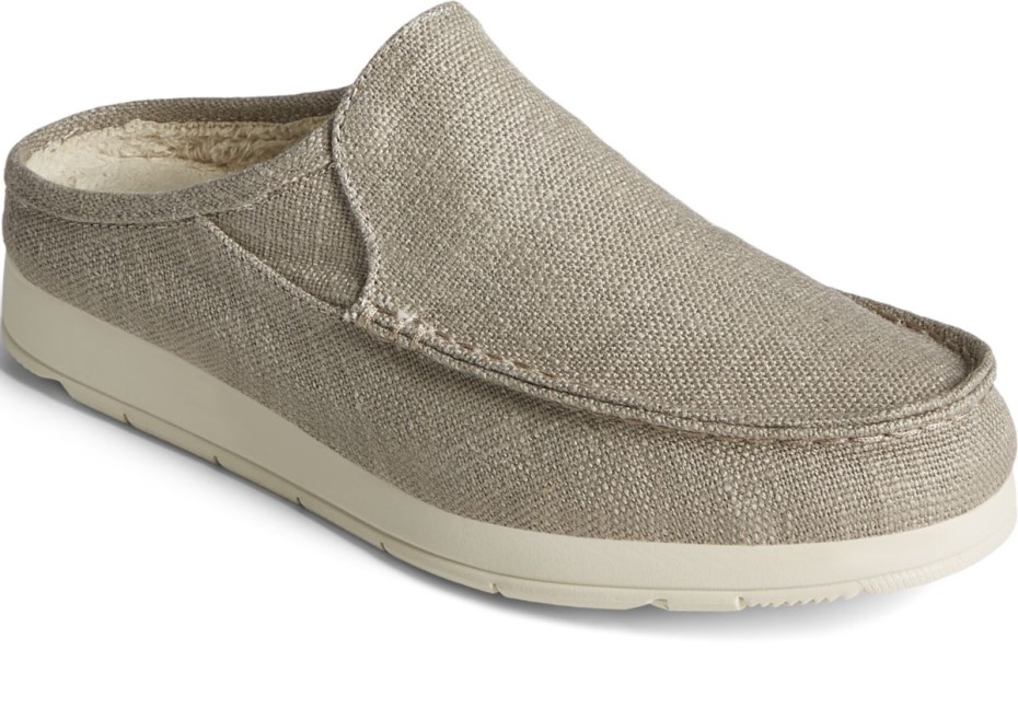 Mule De Cáñamo Sperry Moc-sider Taupe