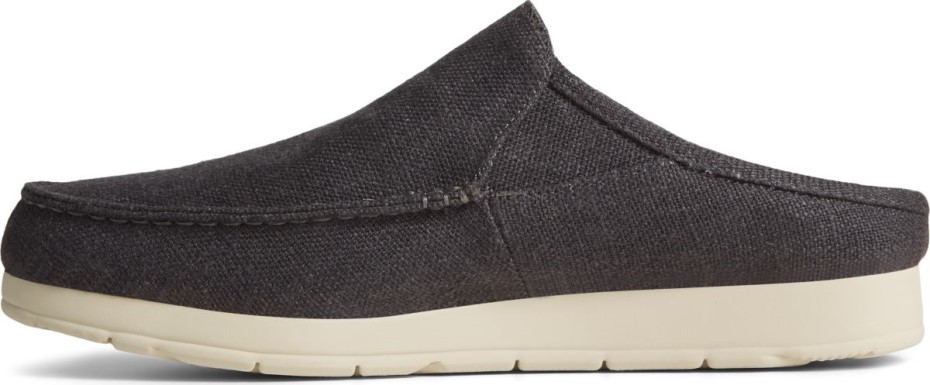 Mule Sperry Moc-sider Textil Negro