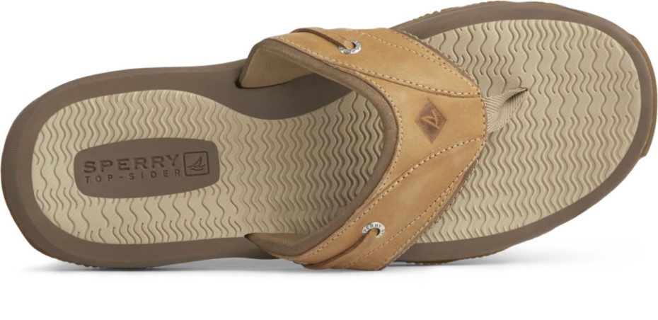 Sperry Bancos Exteriores Flip Flop Bronceado