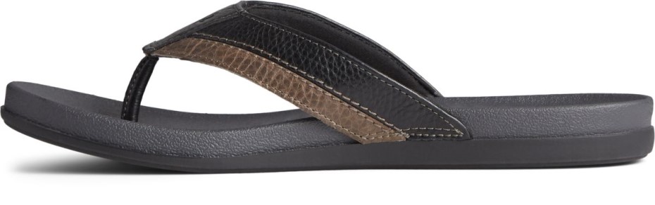Chanclas De Muelle Sperry Plushwave Negras