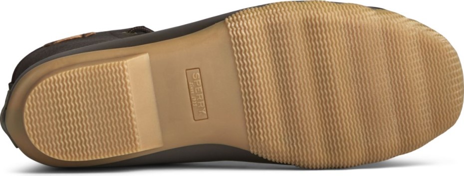 Bota De Pato De Agua Salada Sperry Café Marrón
