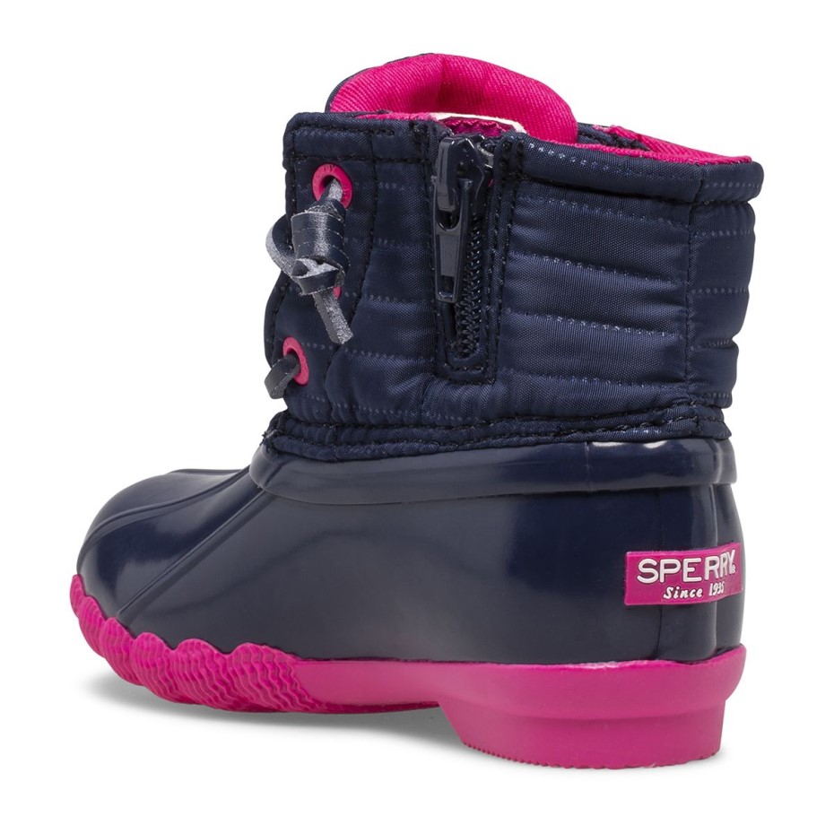 Bota De Pato De Agua Salada Sperry Rosa Marino