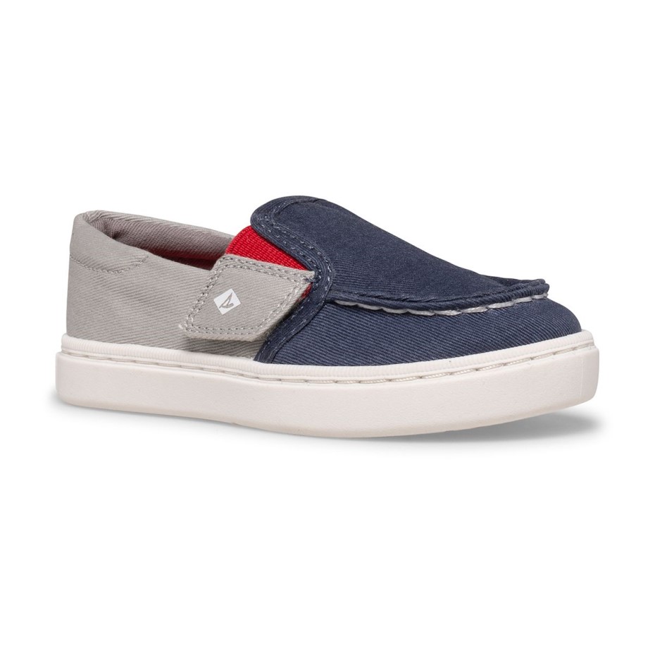 Zapatilla Lavable Sperry Salty Júnior Gris Marino