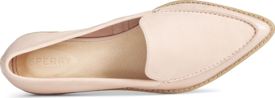 Mocasines Sin Cordones Sperry Saybrook De Cuero Tonal Rosa