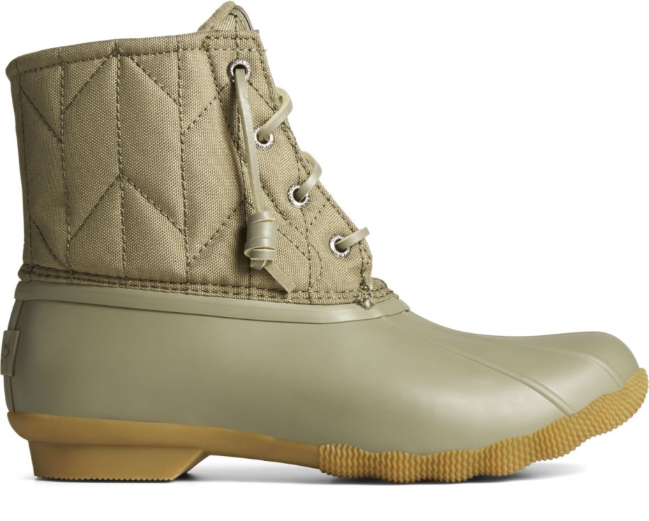 Bota De Pato De Nailon Para Agua Salada Sperry Verde