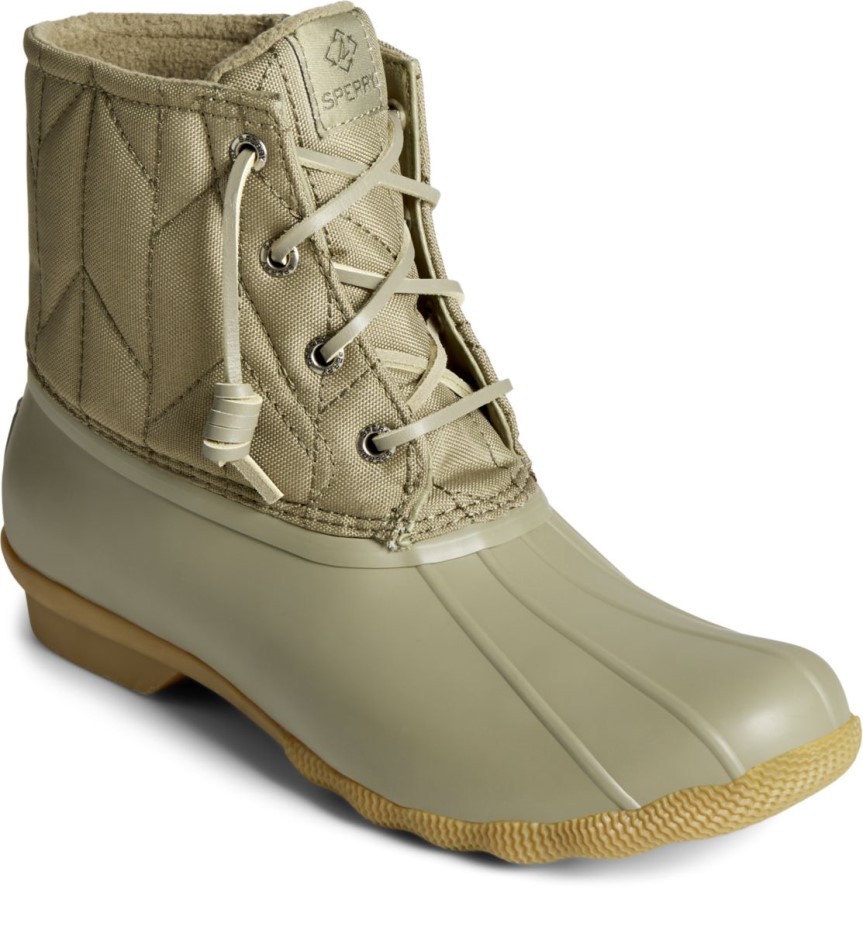 Bota De Pato De Nailon Para Agua Salada Sperry Verde