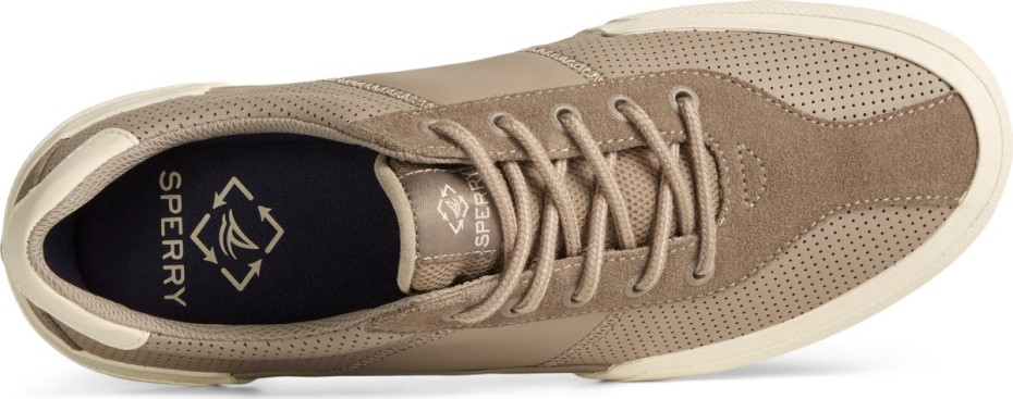 Zapatilla Sperry Seacycled Soletide 2 Ojales Taupe
