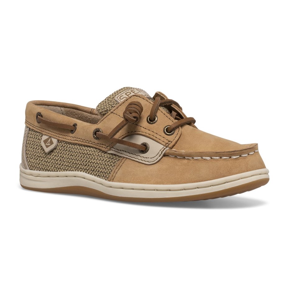 Sperry Pez Cantor Zapato Náutico Lino Avena