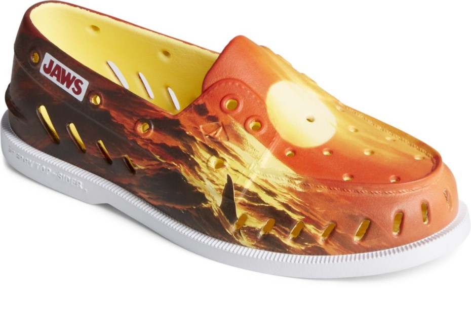 Sperry Sperry X Mandíbulas Auténtico Original Barco Flotador Zapato Naranja Multi