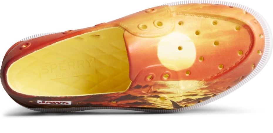 Sperry Sperry X Mandíbulas Auténtico Original Barco Flotador Zapato Naranja Multi