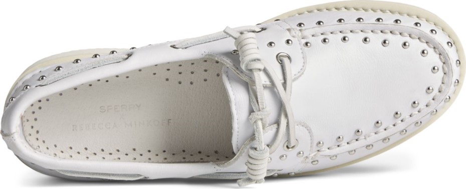 Sperry Sperry X Rebecca Minkoff Auténtico Original 2-eye Sport Lug Barco Zapato Blanco